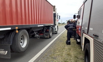 Imagen de la nota: Ruta 3:  accidente entre un camión y una bicicleta