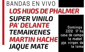 Festival de Rock Solidario Imagen de la nota: Festival de Rock Solidario