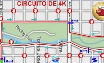 Imagen de la nota: Cortes de calle por una maratón