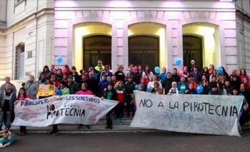 Imagen de la nota: Convocan a una marcha contra la pirotecnia