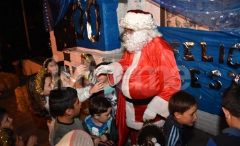 Imagen de la nota: Colonia Hinojo recibió a Papá Noel