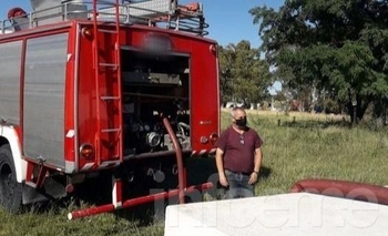 Imagen de la nota: Los Bomberos de Loma Negra ya tienen su bomba de agua