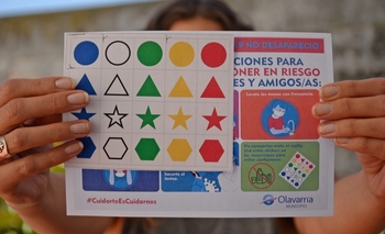 Imagen de la nota: Stickers para vasos, la campaña del municipio para las fiestas