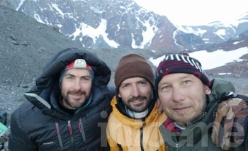 Imagen de la nota: Tres olavarrienses a 5500 metros en Mendoza