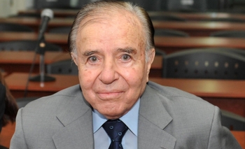 Menem, estabilizado tras sufrir una  Imagen de la nota: Menem, estabilizado tras sufrir una