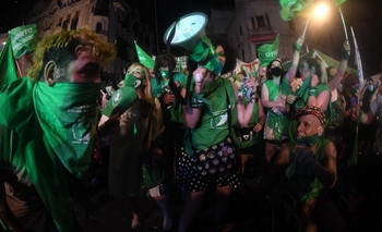 Imagen de la nota: Aborto: festejos y lágrimas de emoción