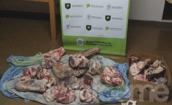 Imagen de la nota: Recuperaron 60 kilos de carne faenada 