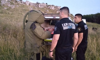 Azul: encontraron una granada mortero Imagen de la nota: Azul: encontraron una granada mortero