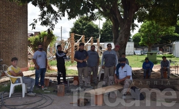 Imagen de la nota: Continúa el reclamo en la obra de la Facultad de Salud