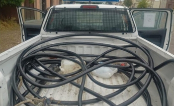 Imagen de la nota: Robacables: la policía recuperó 50 metros en el Barrio Alberdi