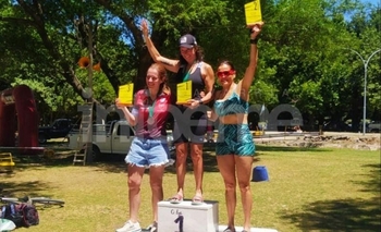 Imagen de la nota: Florencia Juárez ganó el Triatlón “Conono González”