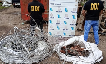 Imagen de la nota: Desarticulan un centro clandestino de reducción y venta de cables robados