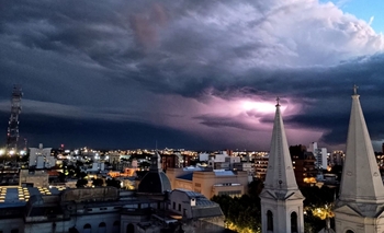 Imagen de la nota: Doble alerta amarilla por tormentas en Olavarría y la región