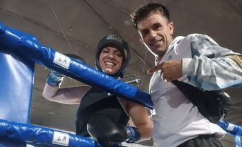 Imagen de la nota: Hubo boxeo en Las Flores y victorias olavarrienses
