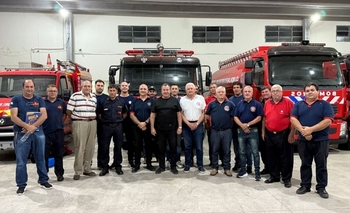 Imagen de la nota: Bomberos de Olavarría presente en la última reunión del año en la región