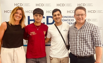 Imagen de la nota: Arouxet y Lascano se reunieron con el nuevo coordinador de la juventud de LLA Olavarría