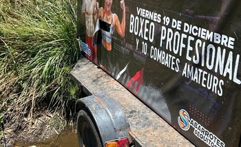 Imagen de la nota:  Hinojo: vandalizaron el carro de “La Pantera” Andreasen 