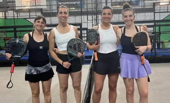 Imagen de la nota: El Circuito Olavarriense de Pádel jugó los Máster 